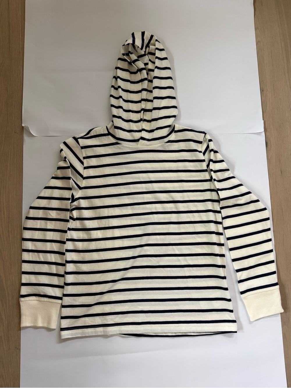 Crewcuts black and white striped long sleeve